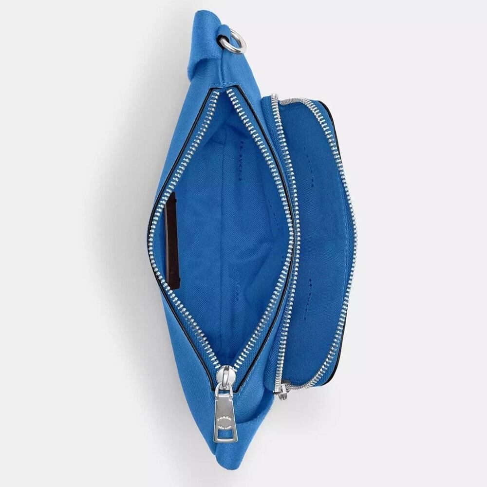 ❤️ Belt Bag With Signature Canvas Interior Detail Blueberry - Picture 3 of 6